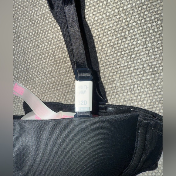 NWT Black Multi-way Push up Bra 32D - Picture 2 of 4